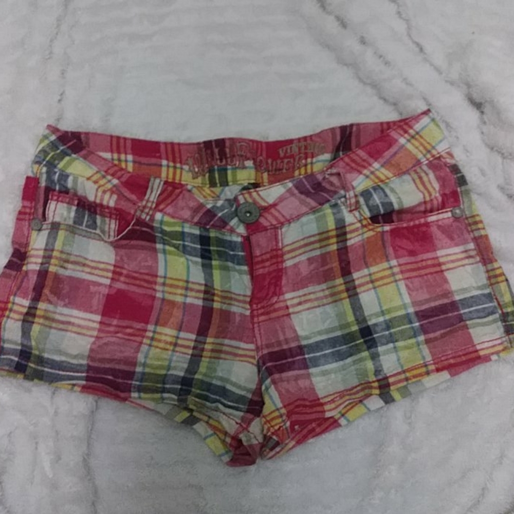 Plaid shorts